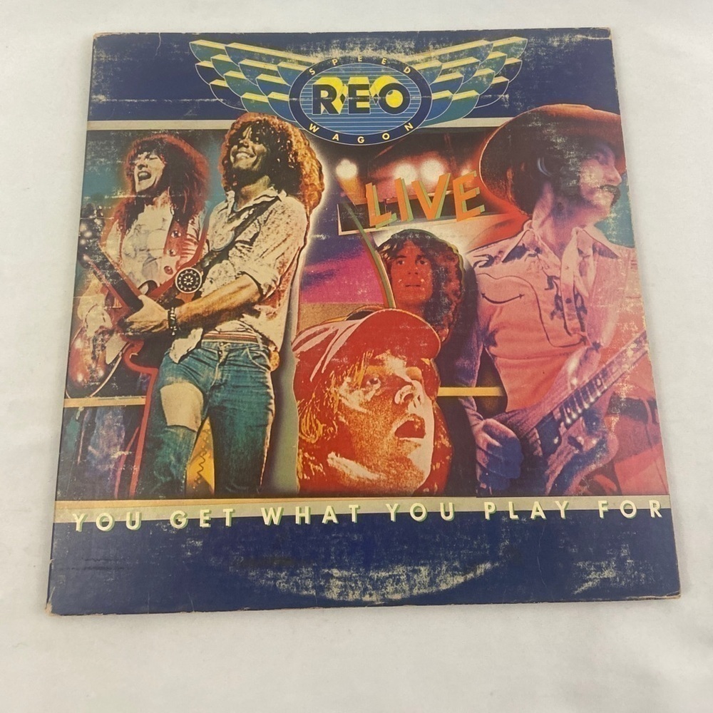 REO Speedwagon LP LIVE You Get What You Play For - Picture 11 of 11